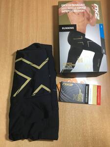 【タグ付き新品未使用】2XU MCSランコンプレッションタイツ MA5305B BLK/ GRF XSサイズ