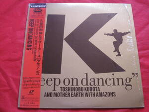 ■レーザーディスク・LD■久保田利伸＆マザー・アースwithアマゾンズ■KEEP　ON　DANCING　/　国内盤帯付LD 