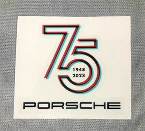 ポルシェ 75周年 記念 ステッカー 1948年 2023年 75th ステッカー Porsche 911 996 997 991 992 718 356 930 964 993 (-bgbc04