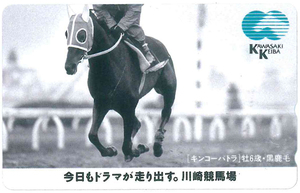 川崎競馬場テレカ　キンコーバトラ　未使用品