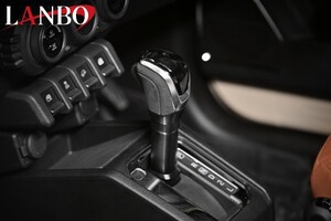 LANBO オリジナル シフトノブ ジムニ― / シエラ JB64/74 AT車 ピアノブラック × アルカンターラ 純正交換 SK29-3