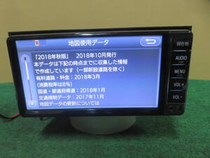 美品★タッチパネル正常★動作保証付★ア-639★トヨタ純正　SDナビ　NSCD-W66　TVワンセグ/Bluetooth内蔵★TV視聴OK