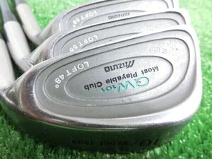 ♪MIZUNO ミズノ GW 101 Most Playable Club / 3.5番～12番・S アイアン 7本セット 純正カーボンシャフト フレックス R A1571♪