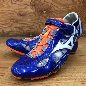 【27.5㎝】MIZUNO CHRONOINX9 ミズノ クロノインクス 陸上スパイク トラック 短距離 軽量 部活 陸上 ブルー オレンジ ホワイト スポーツ