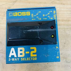 F39043-50 現状品 BOSS AB-2 2-Way Selecter ボス AB2 ABボックス ギター ベース 