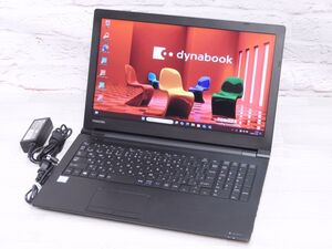 Bランク 東芝 dynabook B65/M 第8世代 i3 8130U 新品SSD256GB メモリ8GB HD液晶 DVDROM Win11