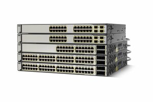 【中古】CISCO Catalyst 3750-48TS-E スタッカブル マルチレイヤ イーサネットスイッチ WS-C3750-48TS-E