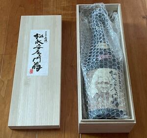 【未開封品】松永安左エ門翁　720ml　本格麦焼酎／壱岐麦焼酎／43度／桐箱入／2021年購入