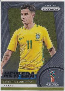 2018PANINI PRIZM　No.NE-4　PHILIPPE COUTINHO　フィリペ・コウチーニョ　ブラジル代表