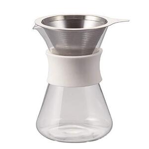 HARIO(ハリオ) ガラスコーヒーメーカー Glass Coffee Maker 実用400ml ホワイト 日本製 S-GCM-