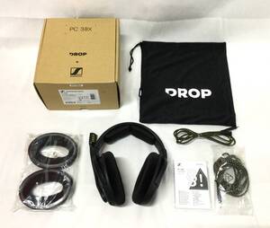 【GM6268/80/0】動作未確認のジャンク★DROP + SENNHEISER PC38X ゲーミングヘッドセット★SCWH17★ドロップ★センハイザー★ヘッドホン★