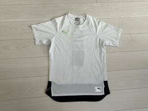 ★PUMA LVLS プーマ メッシュ トレーニング Tシャツ Sサイズ 白/黒★