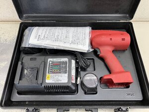 ★中古美品★ロブスター 14.4Vコードレスリベッター R1B1 本体/バッテリー2個/充電器/ケース付 充電式 電動工具 ロブテックス)岡b