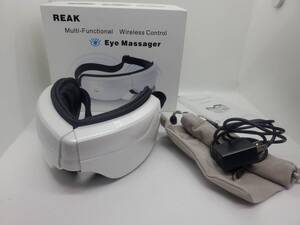 REAKアイウォーマー 目もとエステ ホットアイマスク 目元ケア アイケア 通気性 コードレスUSB充電式 音楽 遮光 R-918 美品