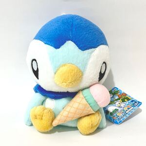 未使用 シーズン ポケモン ぬいぐるみ ポッチャマ ドール 〜 トロピカル スタイル 〜 紙タグ付き 2008 非売品 景品 アイスクリーム