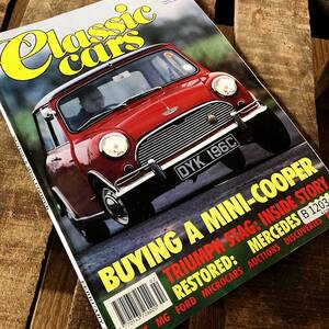 B1203　「CLASSIC CARS」クラシックカー　ヴィンテージ　英国車 バイク カスタム 古本　雑誌 旧車　当時物　ビンテージ　自動車