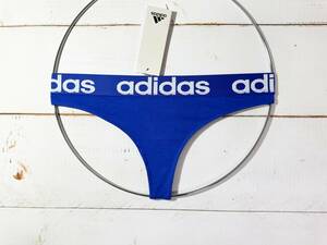 【即決】adidas アディダス レーシングショーツ(インナー用) 女性用 Tバック 下着 ブルマ tape Blue 海外XS