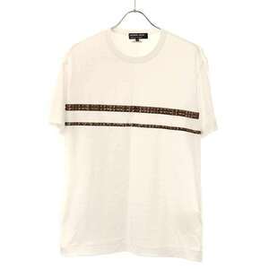 COMME des GARCONS HOMME DEUX コムデギャルソンオムドゥ 23SS スタッズ装飾Tシャツ DK-T022 ホワイト M ITAJU1P81L5Q