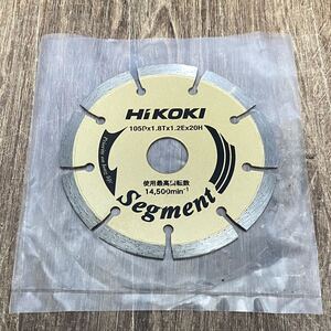 未使用保管品/正規品■HiKOKI ハイコーキ ダイヤモンドホイールゴールド 105D×1.8T×1.2E×20H 消耗品 00324617■兵庫県姫路市発 A3