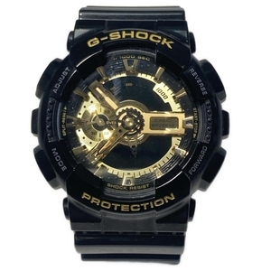 CASIO(カシオ) 腕時計 G-SHOCK GA-110GB メンズ 黒×ゴールド