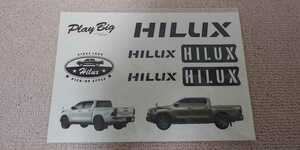 TOYOTA☆トヨタ☆HILUX☆ハイラックス☆シール☆ステッカー☆新品☆未開封