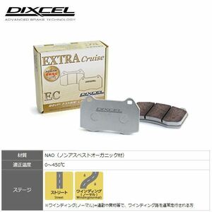 リア ブレーキパッド EC エクストラクルーズ ATENZA WAGON アテンザ ワゴン GJ2AW ディクセル/DEXCEL EC-355344