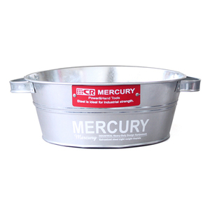 ☆ GALVAホワイト マーキュリー バケツ 通販 ブリキバケツ 雑貨 おしゃれ MERCURY タブバケツ ブリキ スチール ガーデニング 花壇 寄せ植