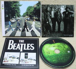 即決！【2点で送料無料】●CD ビートルズ Beatles Abbey Road 2009年リマスター EU盤 ブックレット付き 3面見開き紙ジャケット PCでの映像