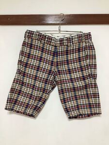 U-1064 Dickies ディッキーズ チェックハーフパンツ W32 半パン ショートパンツ