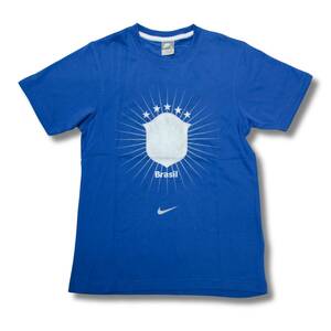 即決☆ナイキ ブラジル代表 Tシャツ BLU/ US Sサイズ 日本サイズ M 送料無料 半袖 国内正規品 NIKE