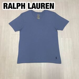 RALPH LAUREN ラルフローレン 半袖Tシャツ XL くすみブルー 刺繍ポニー