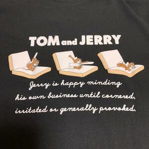 ★トムとジェリー★ジェリー Tシャツ ブラック Mサイズ　綿100%★新品タグ付き