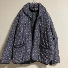 【rosefashion】ジャンバー ジャンパー 暖かい 花柄 フラワー 総柄