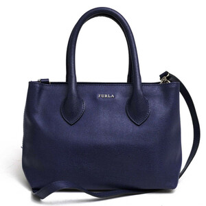 FURLA フルラ ハンドバッグ サフィアーノ 牛革 2WAY ショルダーバッグ