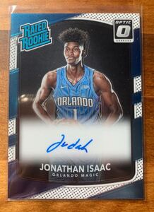 RC 直筆サイン Jonathan Isaac Panini Donruss Optic Basketball 2017-18 Rated Rookie Auto ジョナサン・アイザック マジック NBA Magic