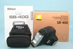 1円～ 美品 Nikon ニコン スピードライト SB-400 元箱 付属品付き 返品保証 同梱可 11019