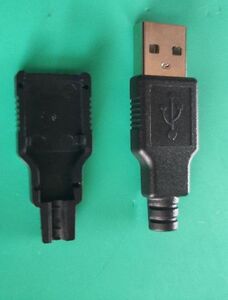 ★USB－Ａ 2.0 組立式コネクター(オス) usAcn-240514B-01