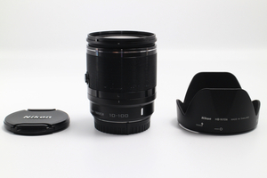 4838- ニコン Nikon 高倍率ズーム 1 NIKKOR VR 10-100mm f/4-5.6 ブラック 良品