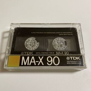 TDK MA-X 90 TYPE Ⅳ METAL POSITION メタルテープ　カセットテープ　中古品 