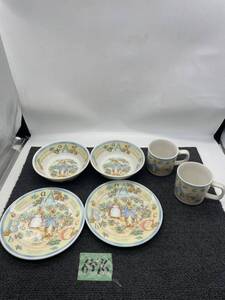 ウェッジウッド ピーターラビット WEDGWOOD peter rabbit ブランド 食器 小皿 サラダ皿 プレート皿 マグカップ 当時物 u6576