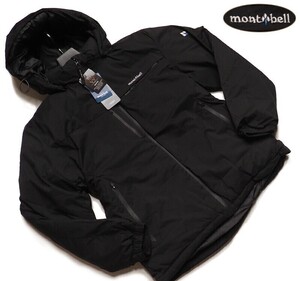 新品正規 mont-bell モンベル 2レイヤー 止水ジップ エコダウン パディングジャケット メンズ105(XL) ブラック(BLACK) AMIJ801