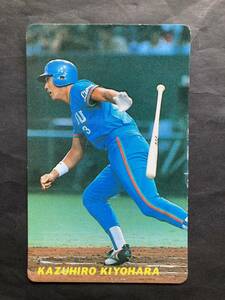 カルビープロ野球カード 90年 No.128 清原和博 西武 1990年 ② (検索用) レアブロック ショートブロック ホログラム 地方版 金枠