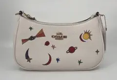 【新品・未使用】COACH 宇宙モチーフ 2WAY ショルダーバッグ ホワイト