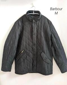 Barbour バブアー　キルティングジャケット　ブラック　古着　M