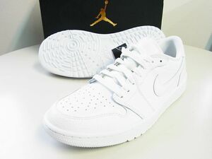 正規品★NIKE ナイキ★AIR JORDAN 1 LOW G エアジョーダン メンズ ゴルフシューズ★US9.5 27.5cm【DD9315-101】ホワイト白【本物保証】レア