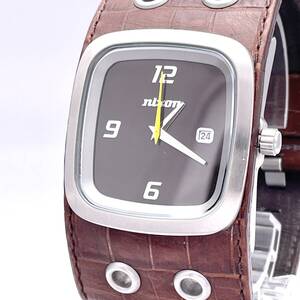 NIXON ニクソン MUSCLE THE GTO 6J 腕時計 メンズ レディース ウォッチ クォーツ quartz 銀 シルバー P2208