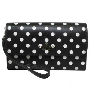 ケイトスペード 長財布 katespade チャーミング ドット ストラップ付 ミディアム フォン リストレット ウォレット K7234 001 kate spade