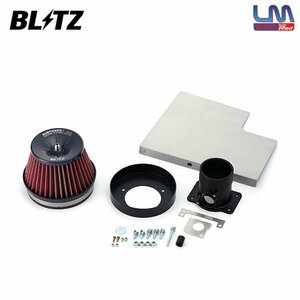 BLITZ ブリッツ サスパワー コアタイプLM レッド エアクリーナー レガシィB4 BM9 H21.5～ EJ25 ターボ 59087