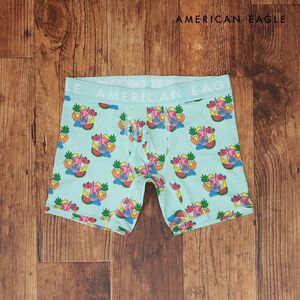 AMERICAN EAGLE/Mサイズ/ボクサートランクス 0235-3960 フルーツ プリント かわいい 遊び心 下着 新品/緑/グリーン/ih192/