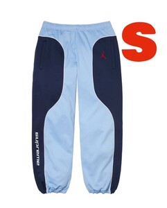 S即発送 24FW Supreme Jordan Tricot Track Pant Light Blue シュプリーム ジョーダン トリコット トラック パンツ ジャージ ブルー メンズ